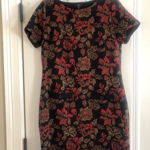 Very mod short-sleeve quilted dress by Yest; no tag but never worn or altered